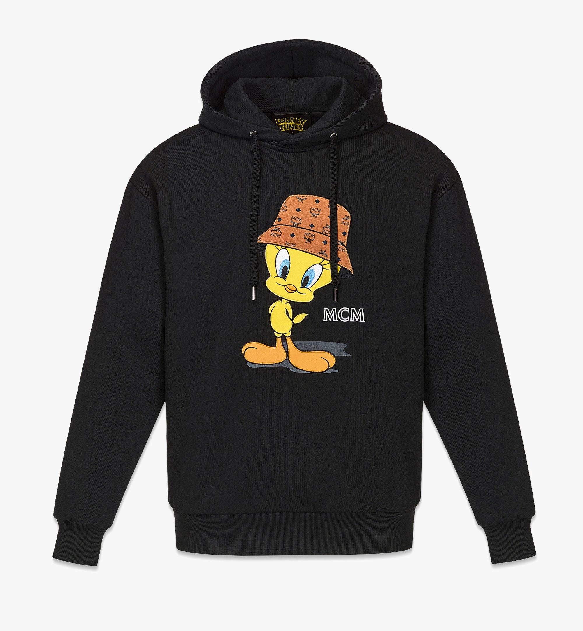 Sweat-shirt à capuche Looney Tunes x MCM en coton biologique pour homme 1